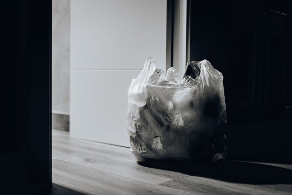 Trash / Waste in plastic bag 
