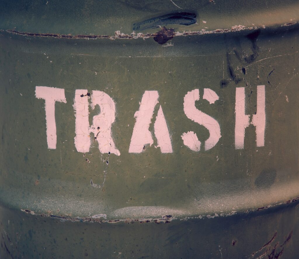 Picture of Trash can - Motivation behind going zero waste