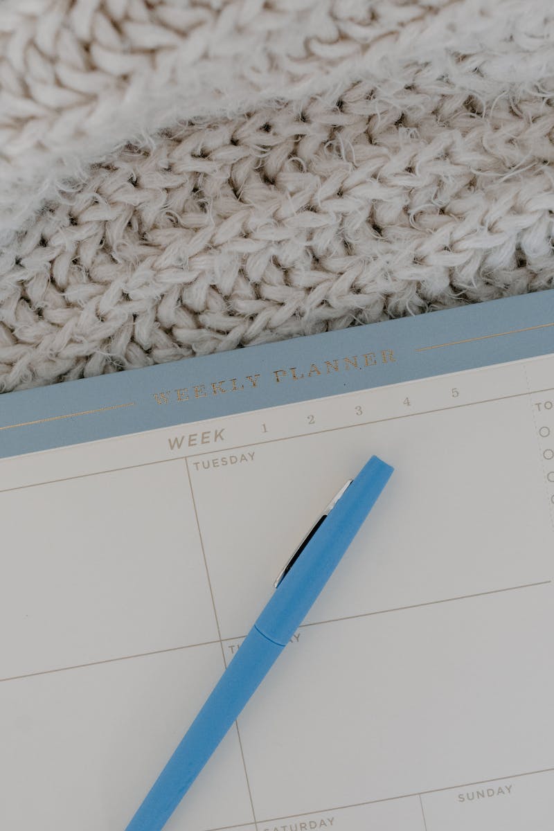 A weekly planner for Intentional LIving